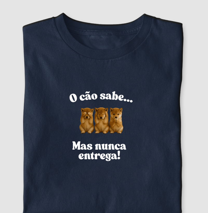 O cão sabe...mas nunca entrega!