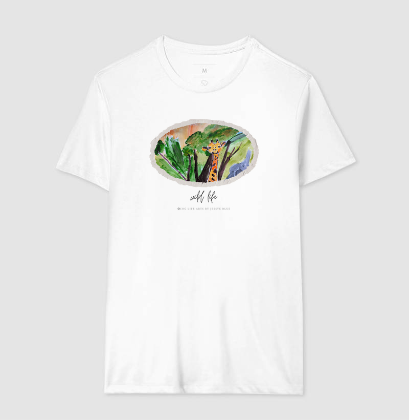 Camiseta Adulto Fit Wild Life by Jessye Blue