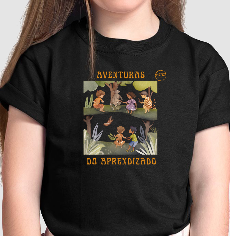 Camiseta Infantil KIRI - Aventuras do Aprendizado