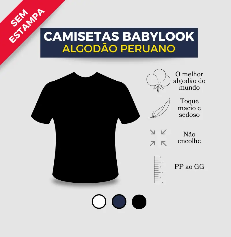 BABYLOOK ALGODÃO PERUANO (s/ estampa)