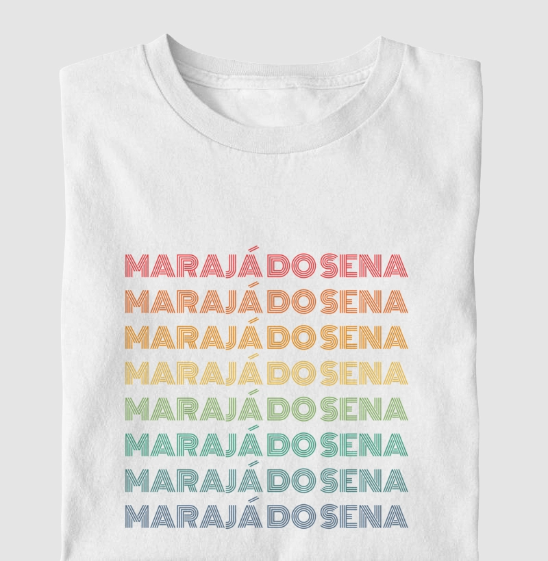 Marajá do Sena Letreiro Retrô