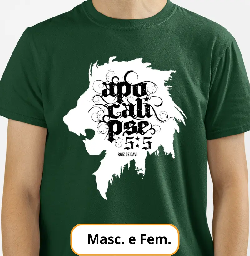 Camiseta - Raiz de Davi - Apocalipse 5:5