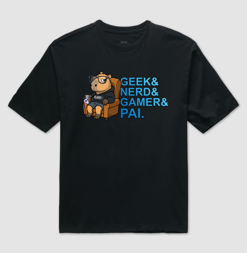Camiseta Capivara Pai Gamer