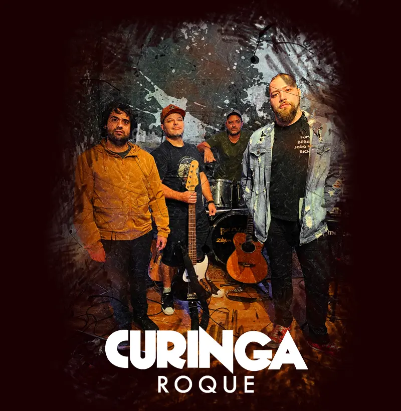 Banda no estúdio