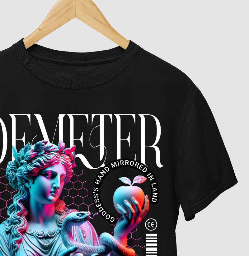 Camiseta Deborest - Demeter With a Snake