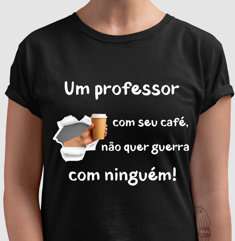Camisa Professor e café