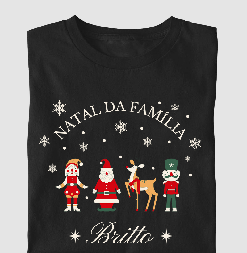 Camiseta Ugly Sweater Natal - Família Britto