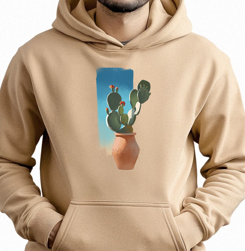 Cacto em Terracota