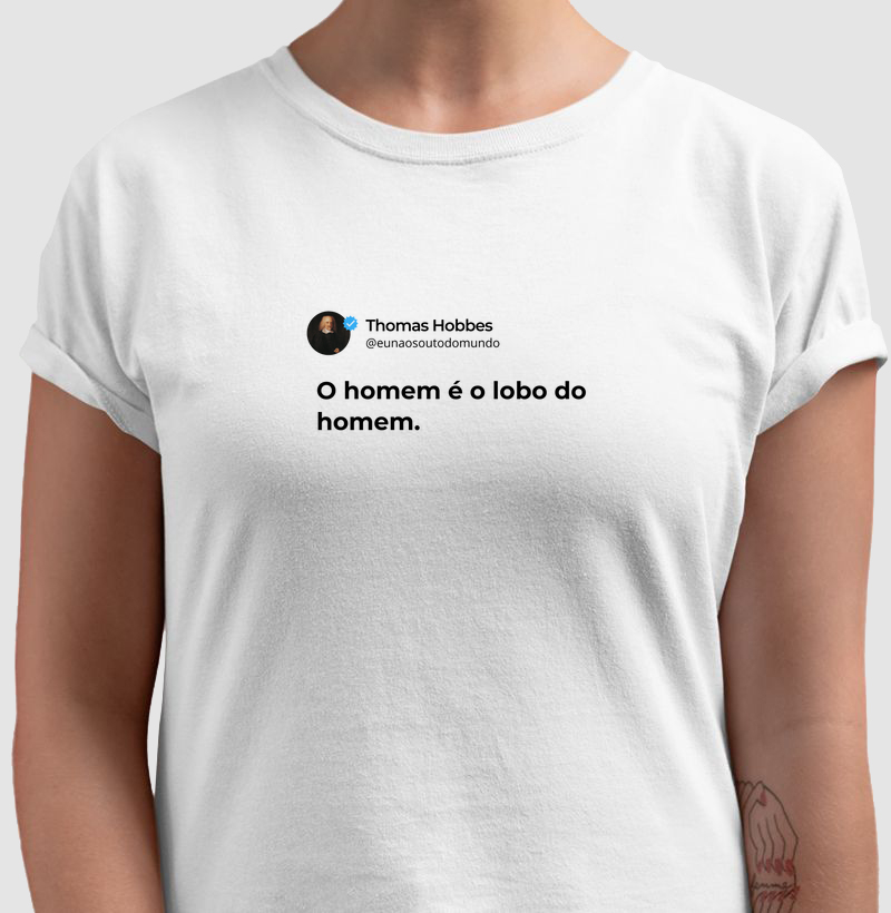 Camiseta Thomas Hobbes