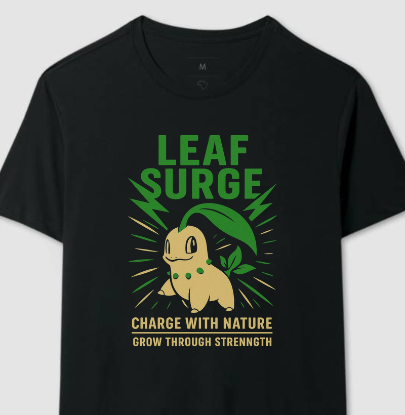 Leaf Surge Chikorita Pokémon Retro Series