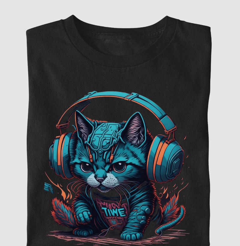 Gato do Headphone