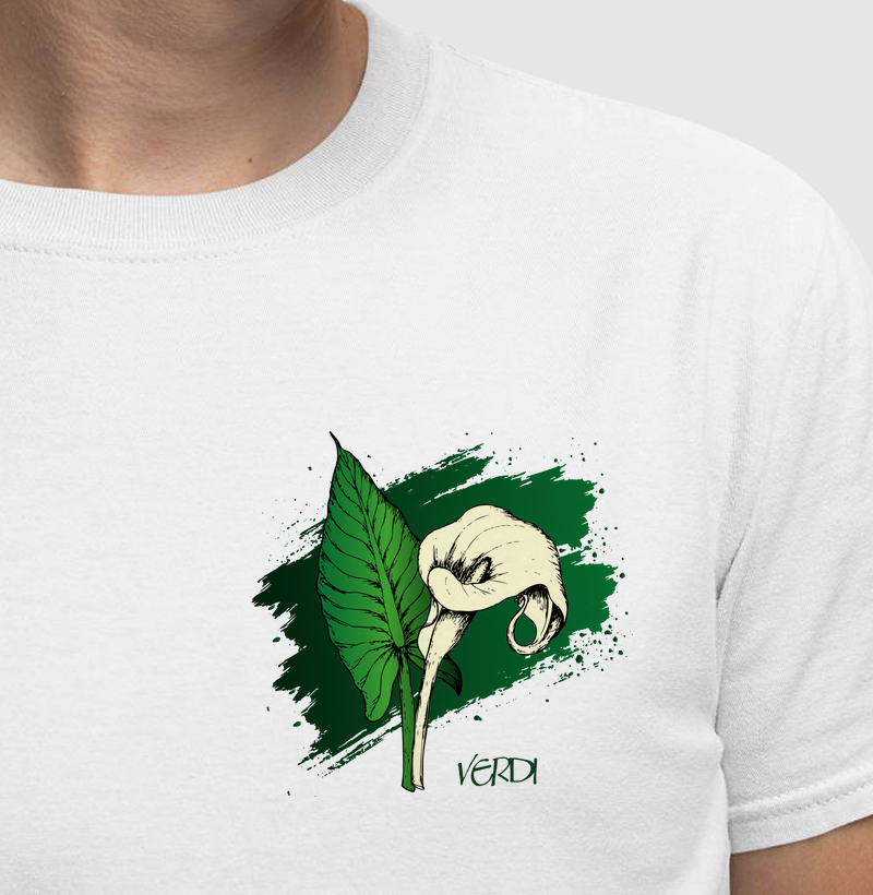 Camiseta copo de leite