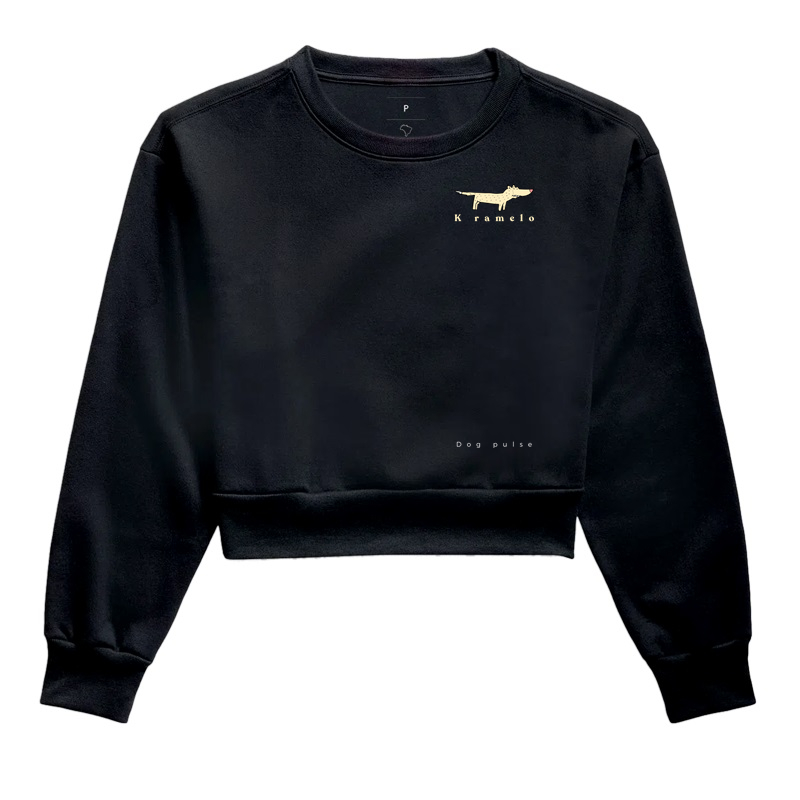 Cropped Moletom Dog Pulse Caramelo Eternal