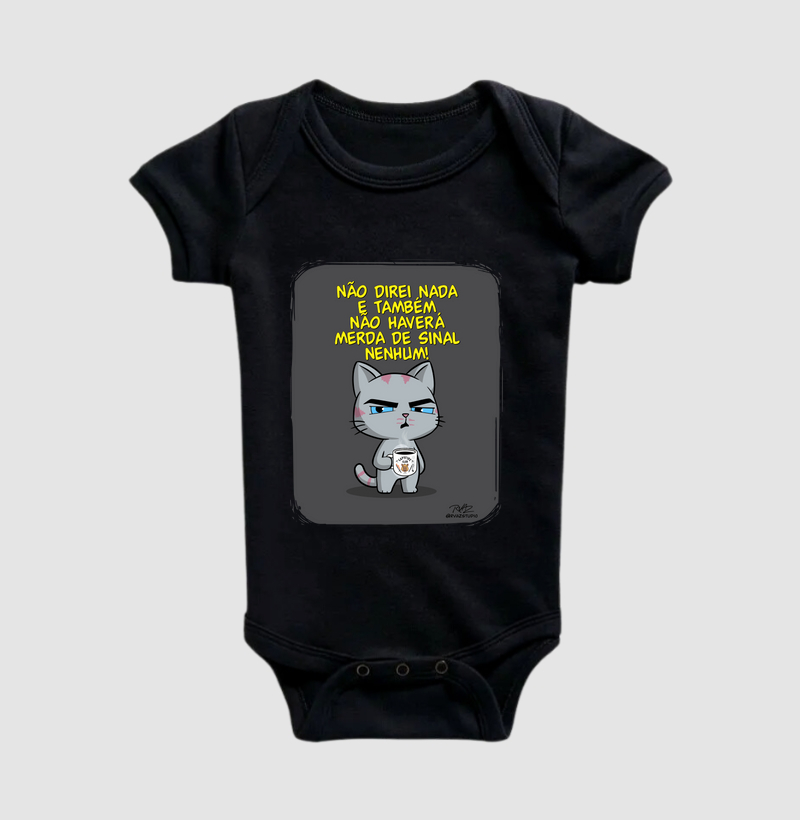 Camiseta Gato Sincero Sinal Nenhum