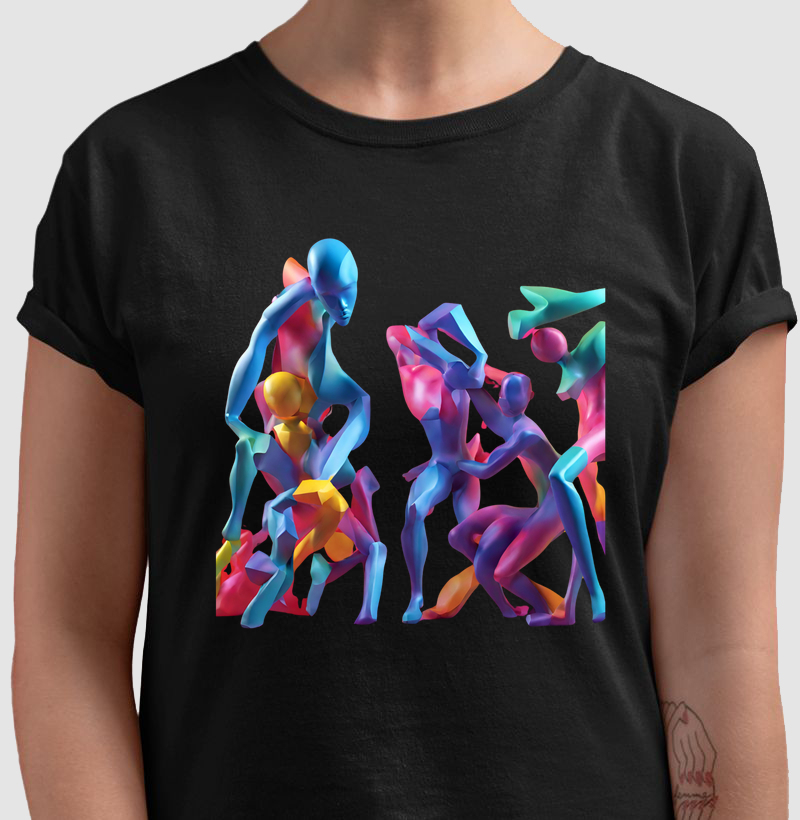 camiseta obra de arte,pessoas