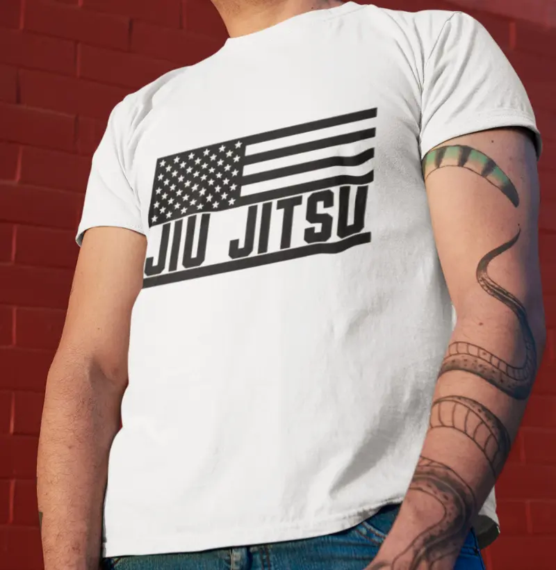 Camiseta American Jiu Jitsu - Qualidade Reserva