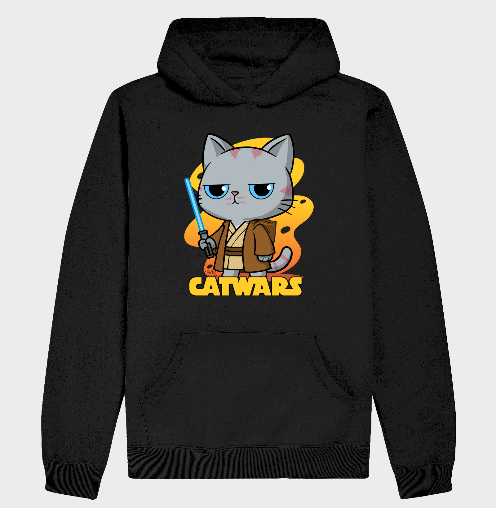 Camiseta Gato Sincero Jedi