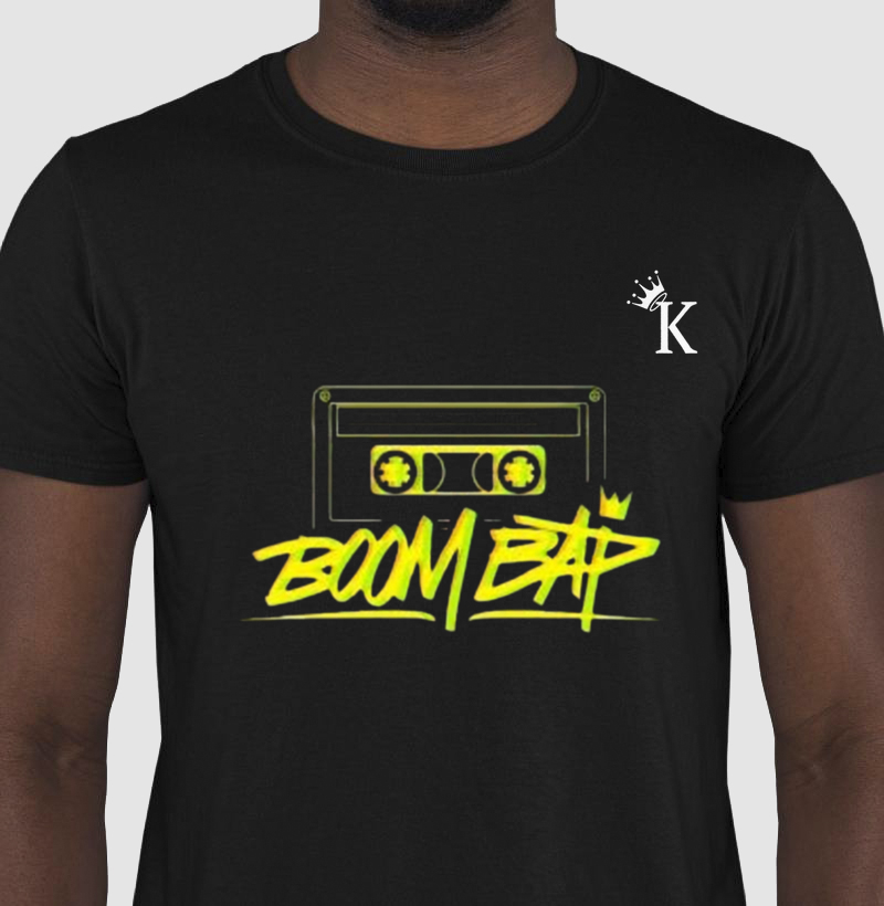 camiseta boom bap