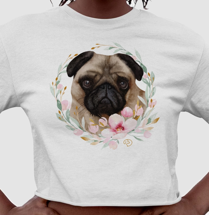 Pug Aquarela