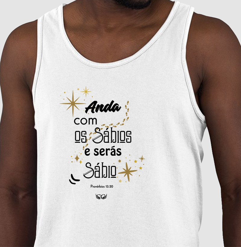 Camiseta Personalizada Anda com os sábios e serás sábio