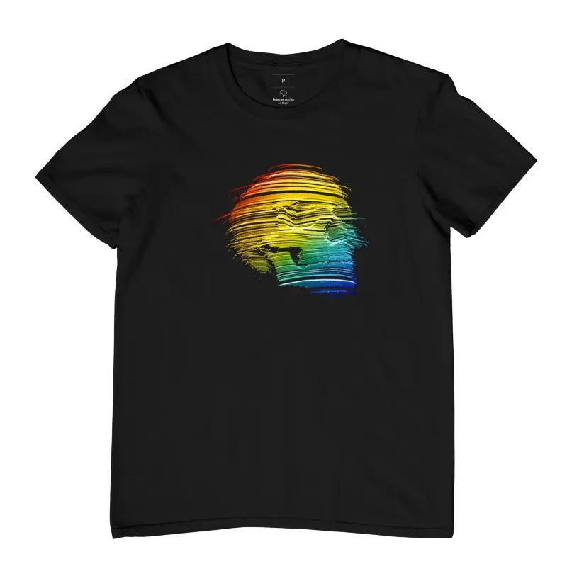 Rainbow Glitch Skull