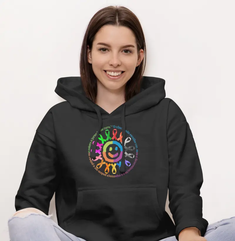 Moletom Cirinho Sorrindo!! Combate ao Cancêr!!