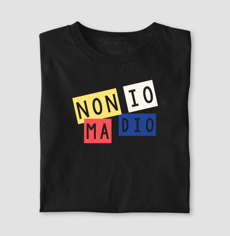 Camiseta Carlo Acutis "Non io, ma Dio".