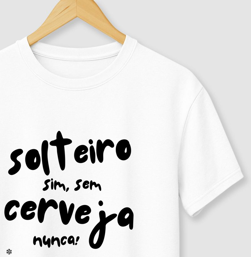 Camiseta Solteiro Sim