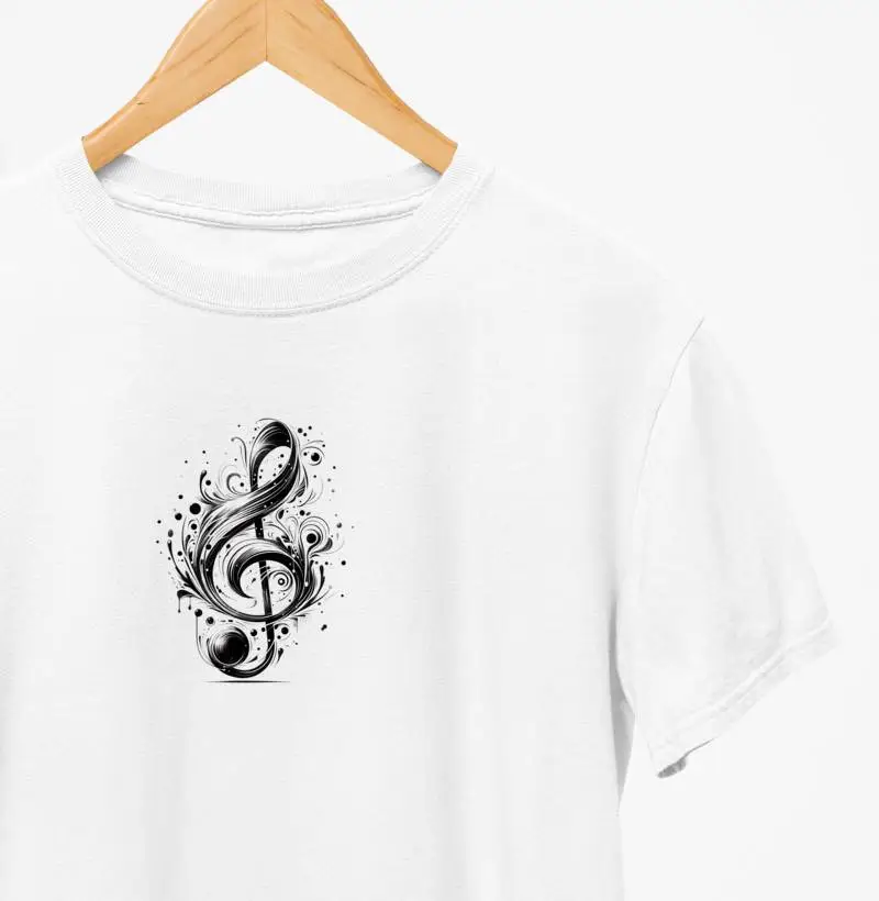Treble Clef B&W - Cód: 1323