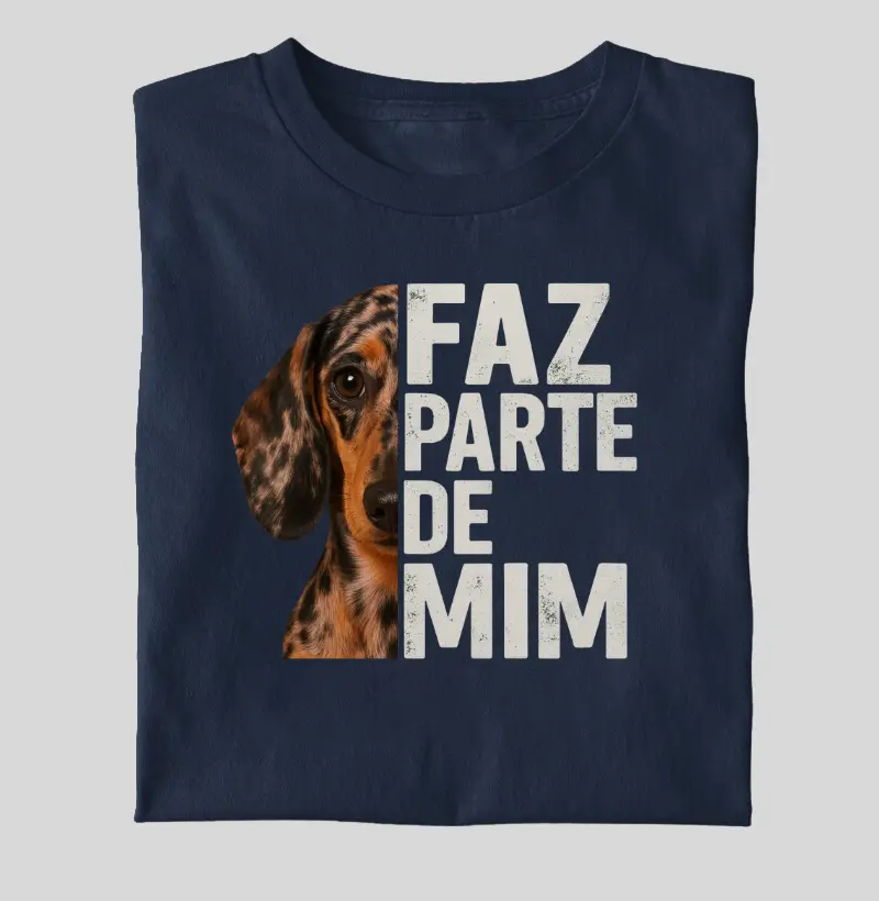 Faz parte de mim (Dachshund mofadinho marrom)