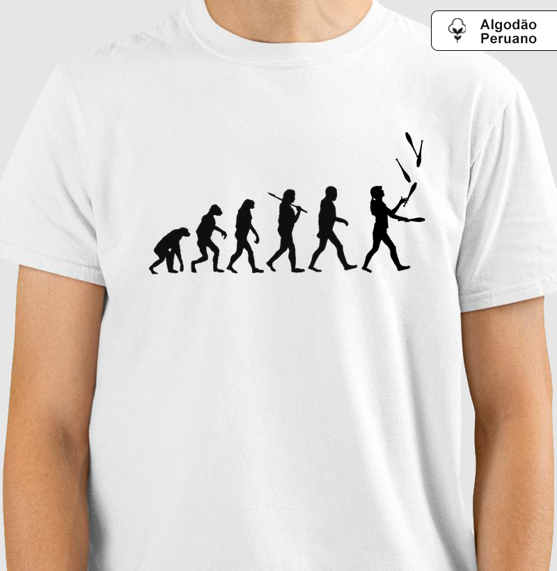 Evolução humana mulher malabarista