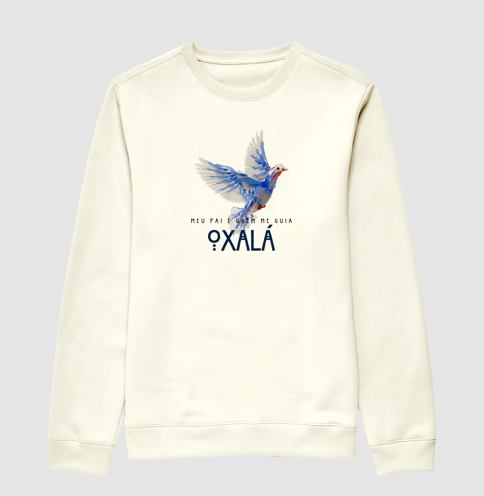 Estampa Oxalá Meu Pai Off White Masc.