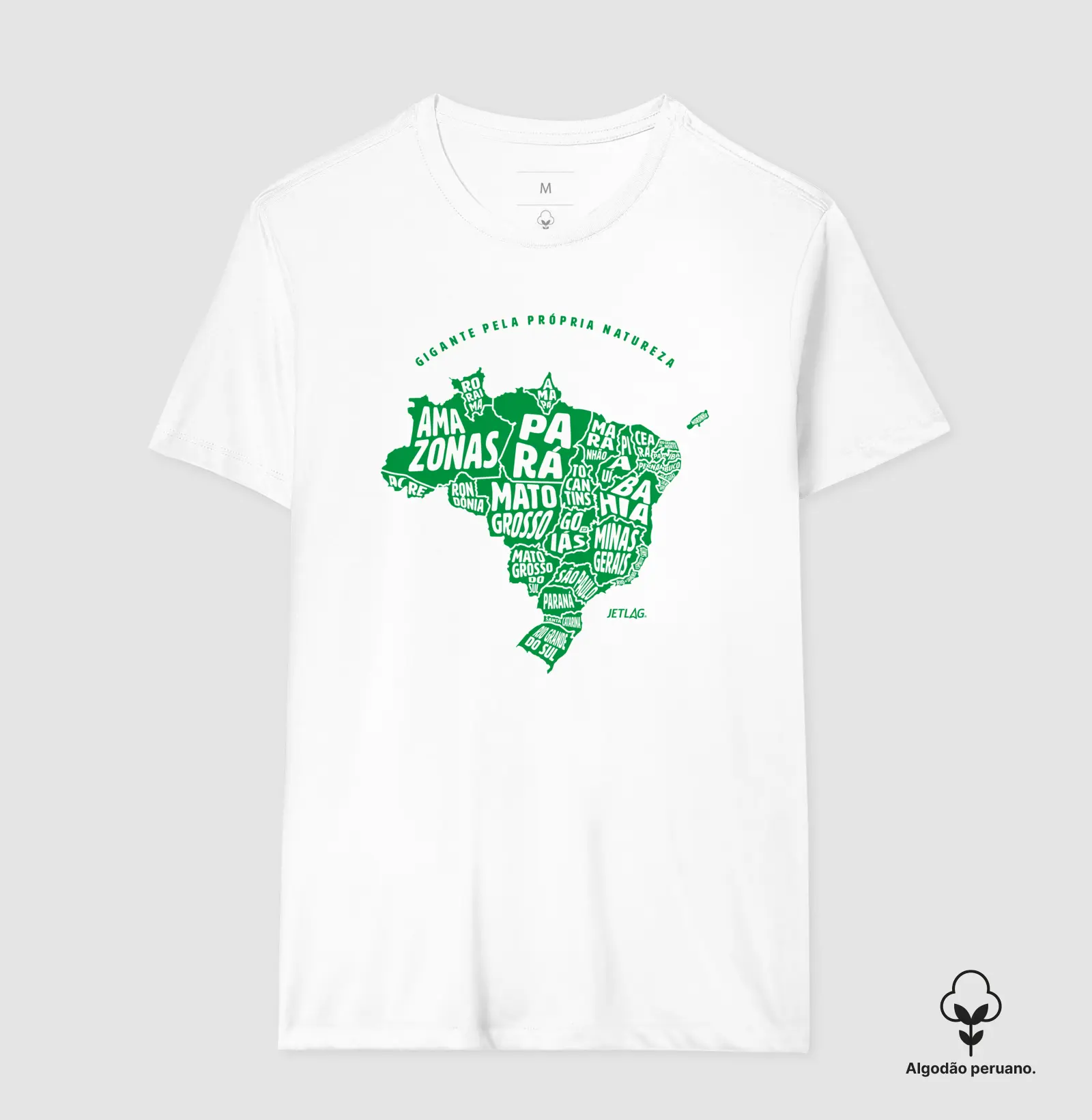 Gigante pela própria natureza - Personalizável - mapa verde