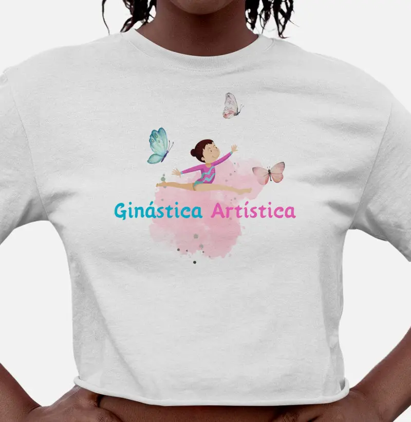  Cropped Ginastica Artistica - Buterfly