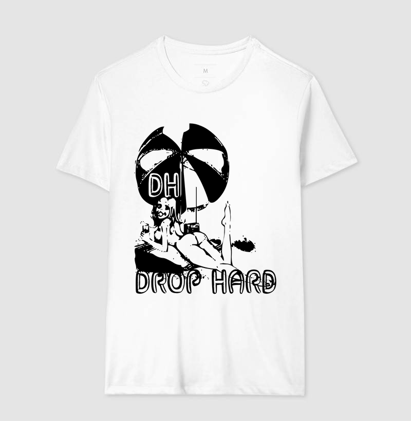 Camiseta basica drop hard mina bronzeada