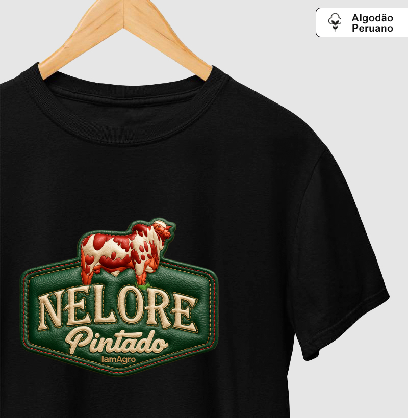 Camiseta Nelore Pintado - Couro