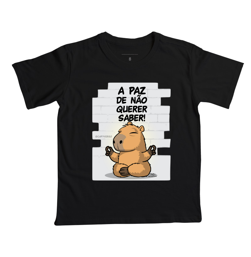 Camiseta Capivara Paz
