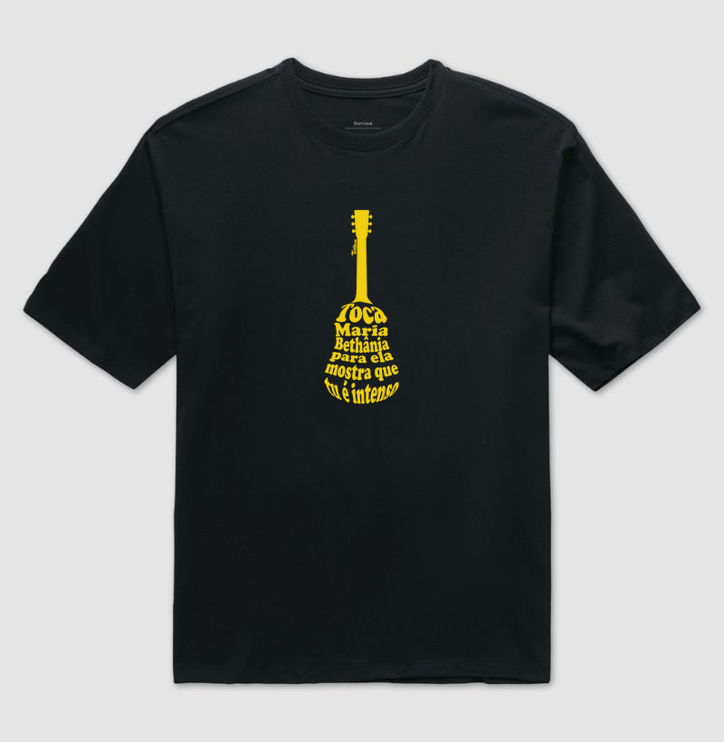 Camiseta Oversized "tu é intenso 2"