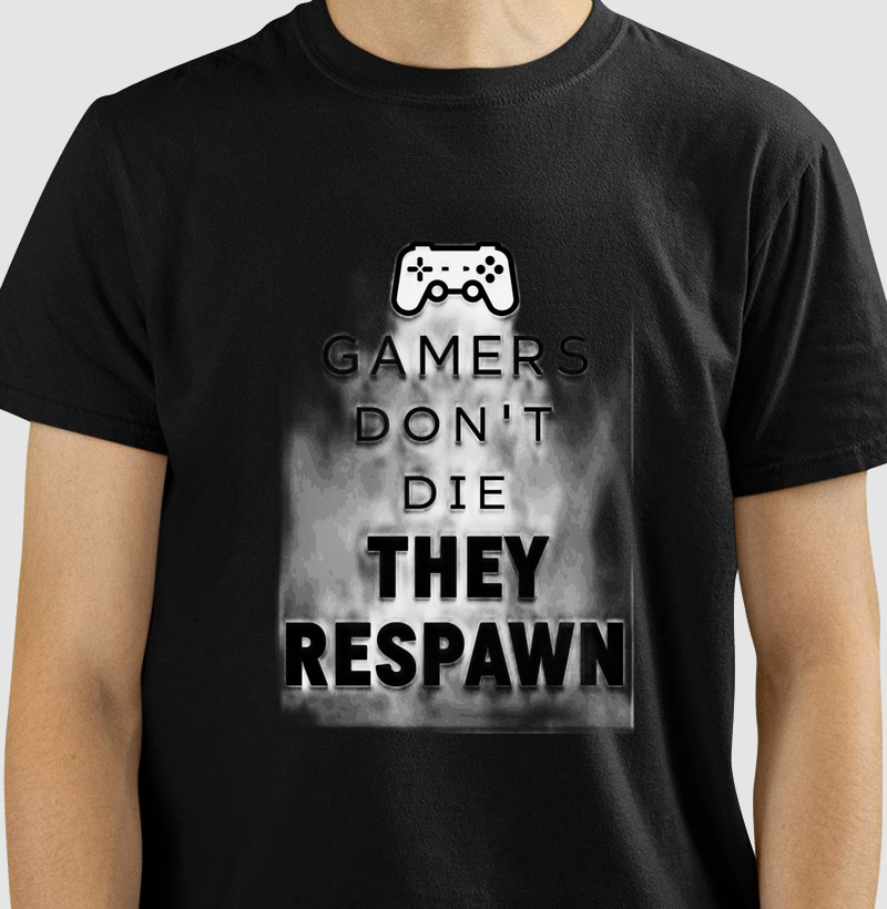 Camiseta Gamers Don´t Die