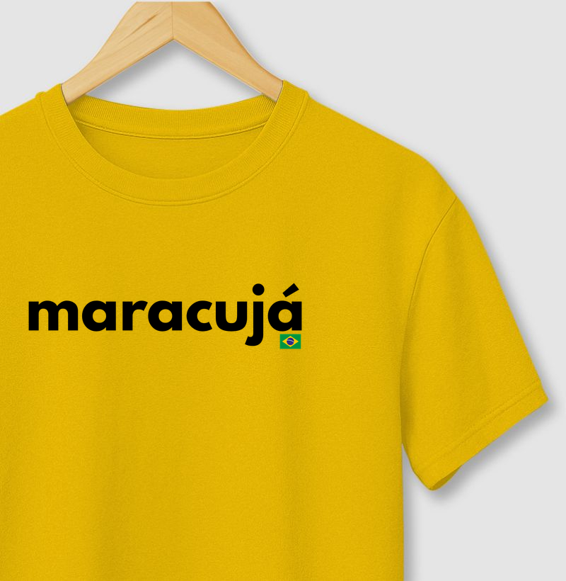 Camiseta Maracujá: Calmaria Tropical