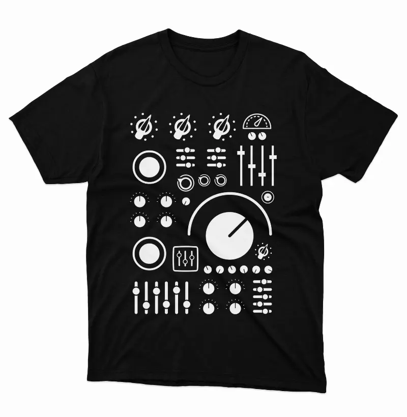 Camiseta Synthesizer Knobs