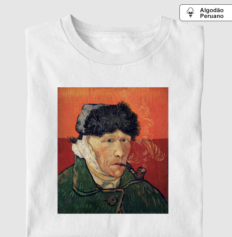 Self-Portrait with Bandaged Ear and Pipe