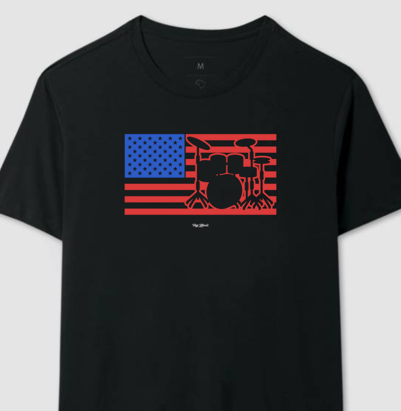 American Flag Drum
