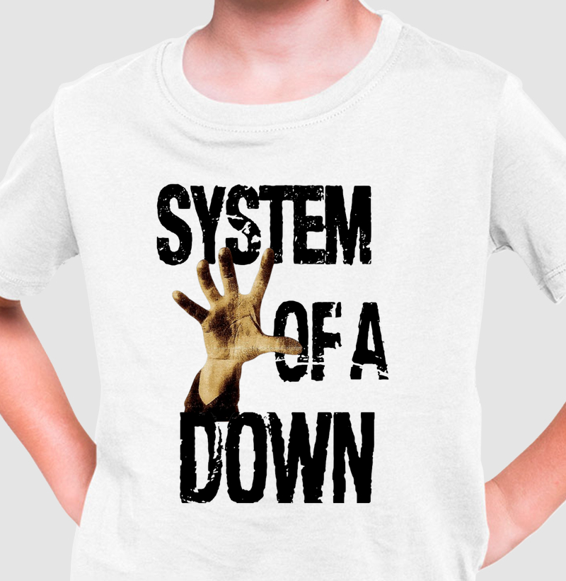 System Of a  Down - Full Hand (White)