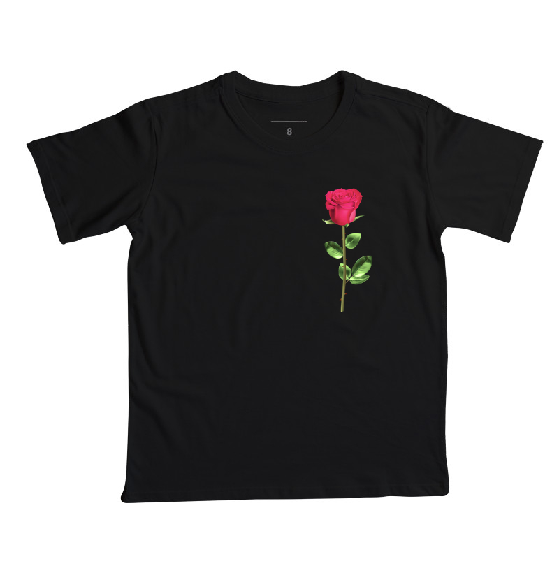 Coleção flores - Rosa no peito