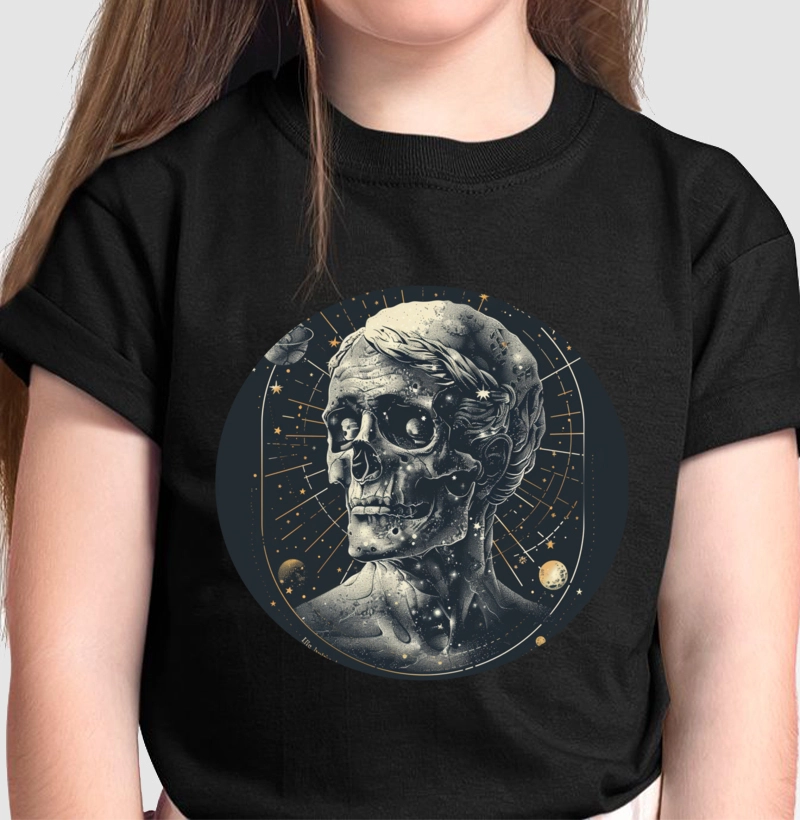 Camiseta Infantil skull and you