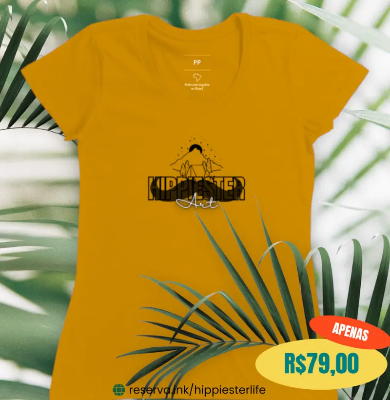 Camiseta Feminina Hippiester Art