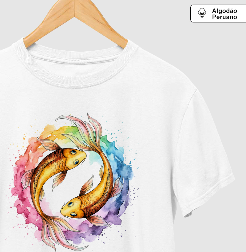 Peixes Dourados - Aquarela