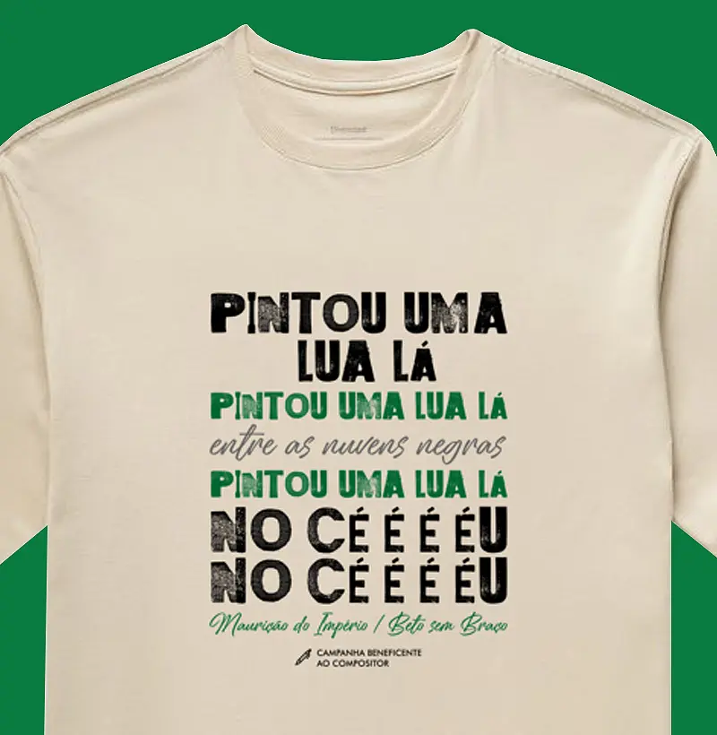 Pintou uma lua lá