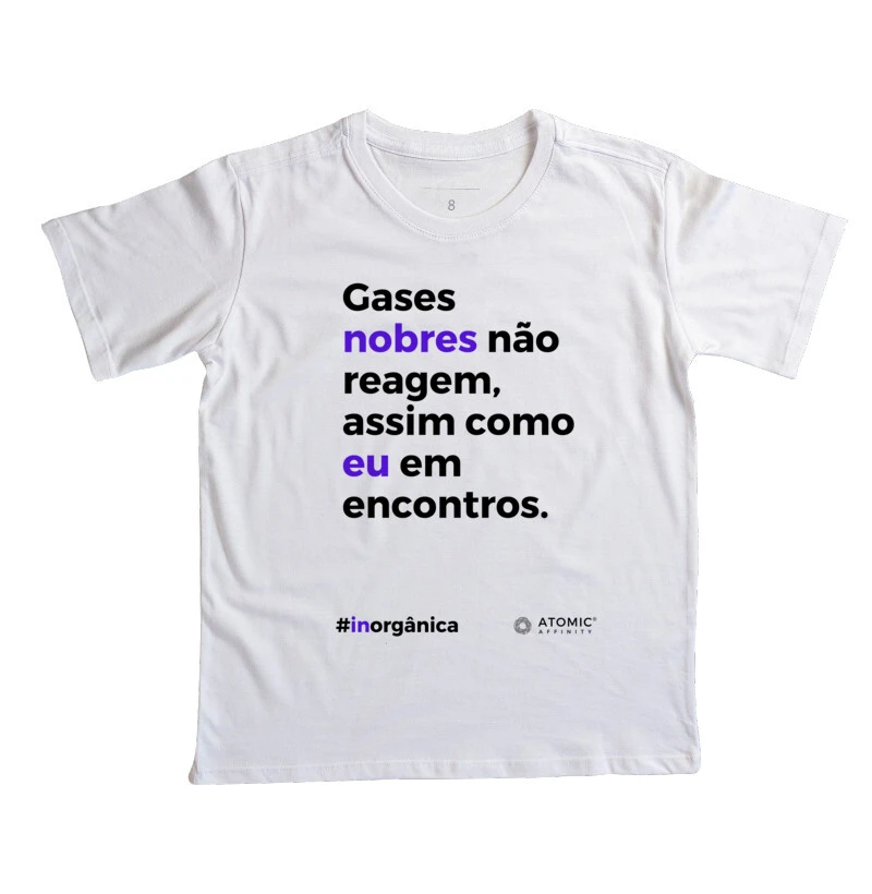 Gases nobres não reagem.